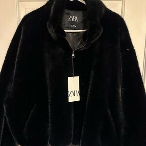 Zara fur jacket